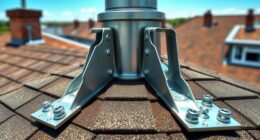 heavy duty chimney support brackets