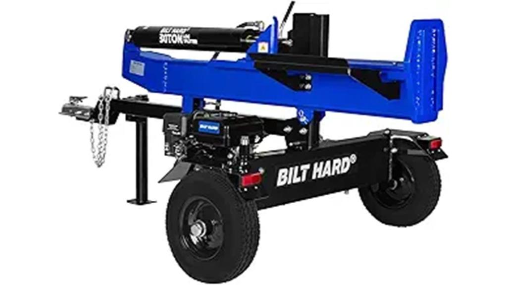 heavy duty gas log splitter