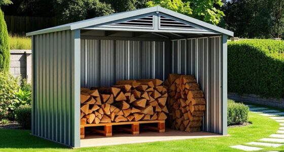 heavy duty outdoor wood sheds