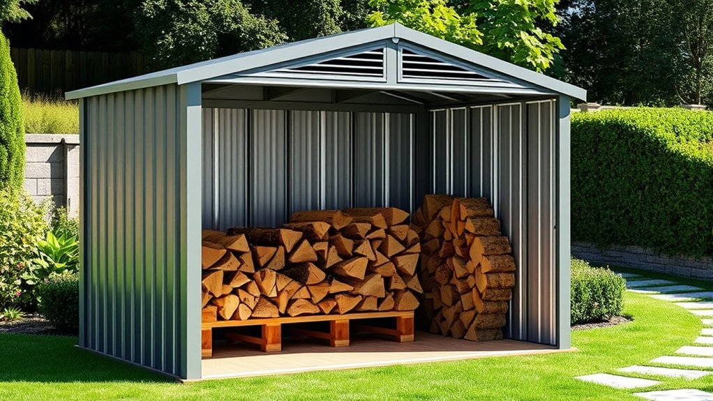 heavy duty outdoor wood sheds