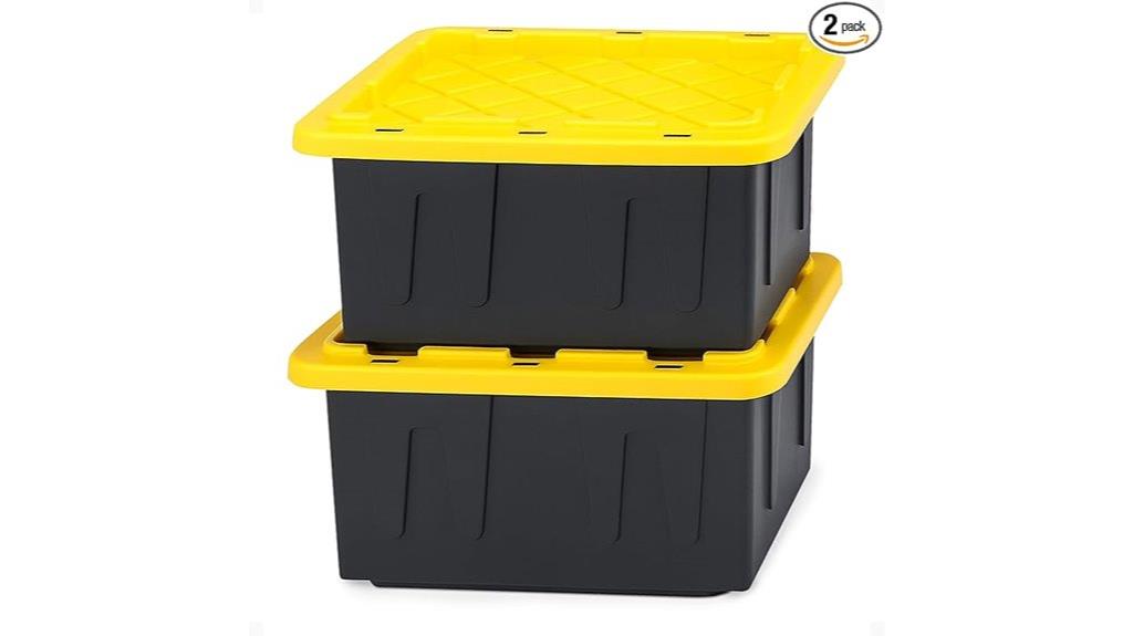 heavy duty plastic storage bins