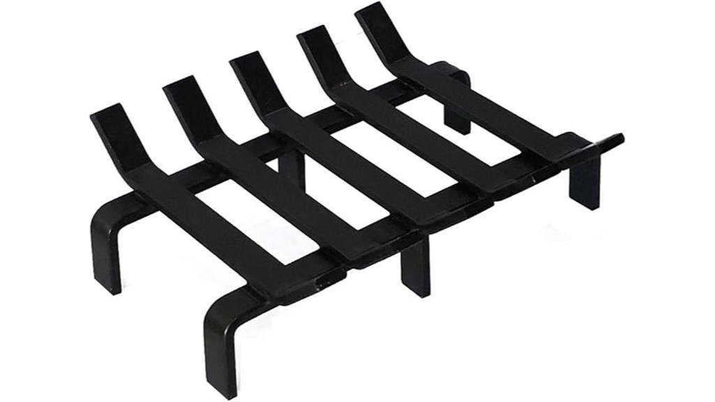 heavy duty steel fireplace holder