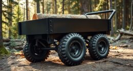 heavy duty steel log carts