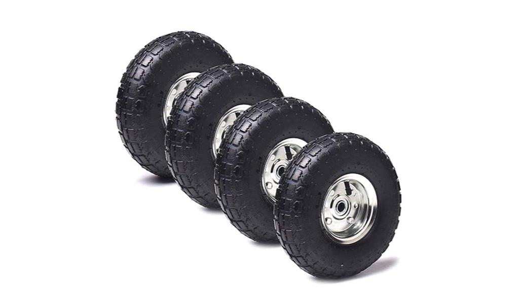heavy duty tire wheel set