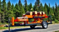 heavy duty towable log splitters