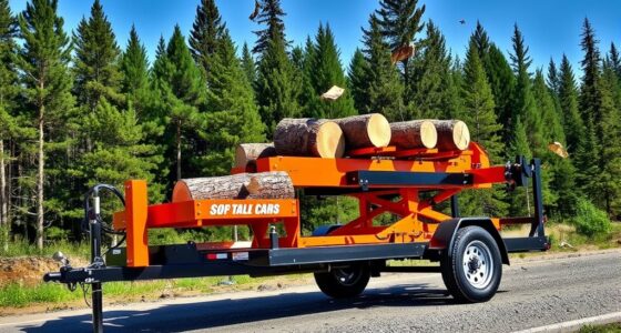 heavy duty towable log splitters