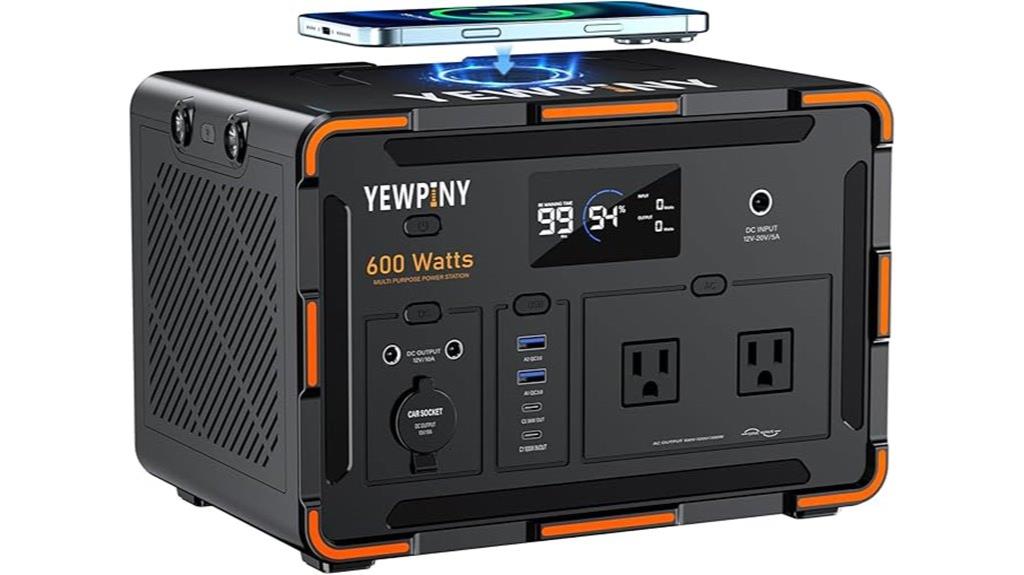 high capacity portable solar generator