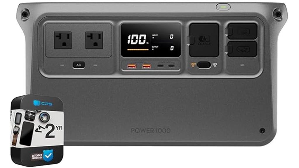 high capacity portable solar generator