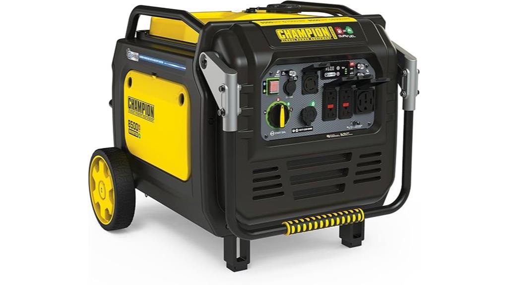 high power dual fuel generator