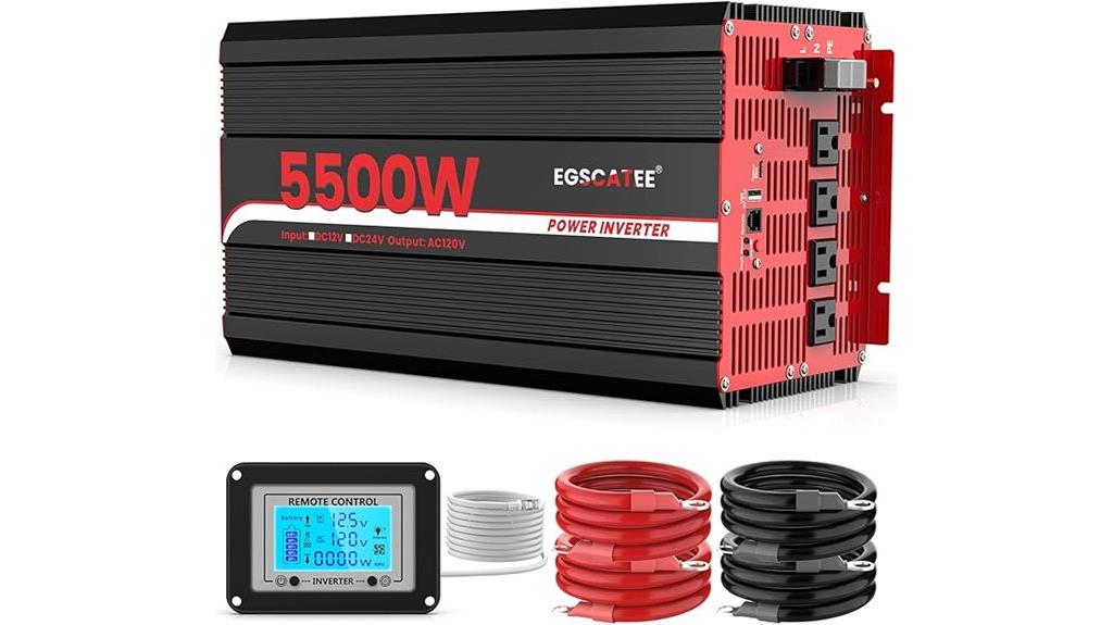 high power inverter remote