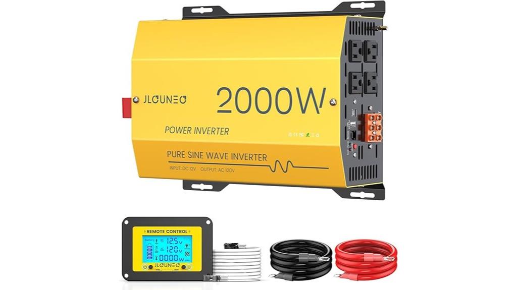 high power inverter with usb