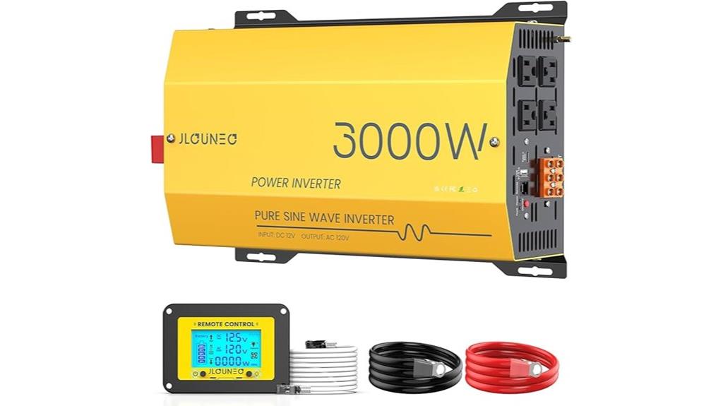 high power inverter with usb