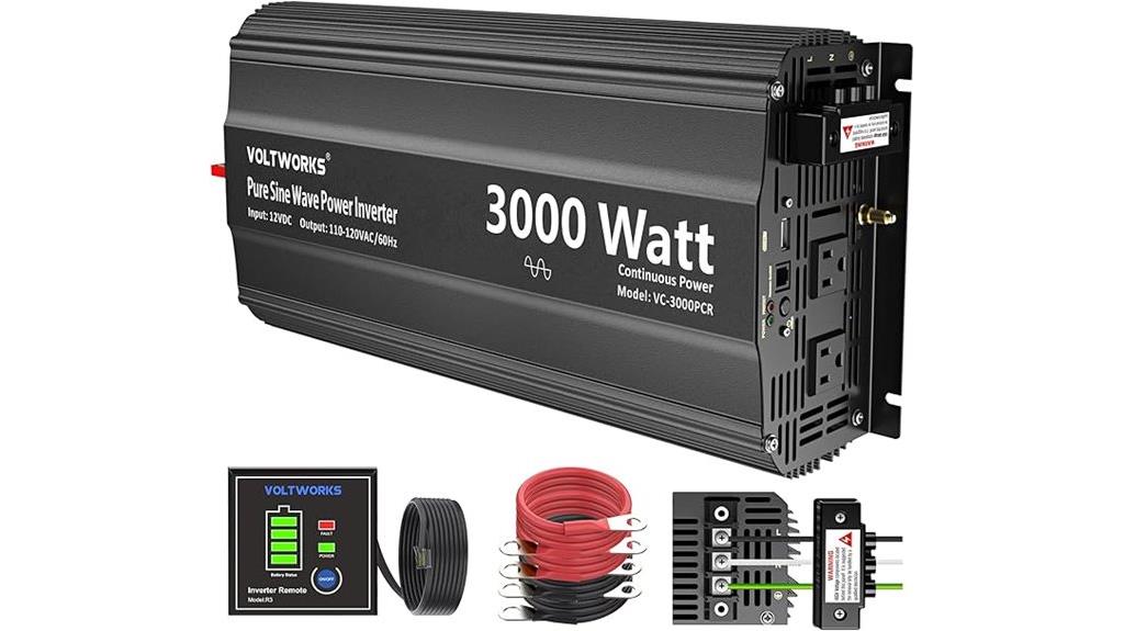 high power pure sine inverter