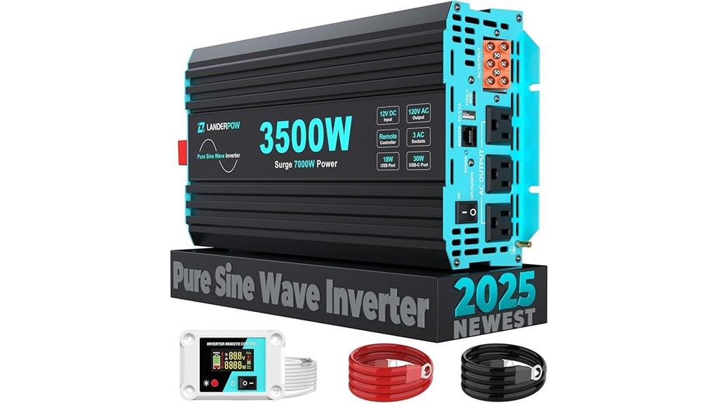 high power pure sine inverter