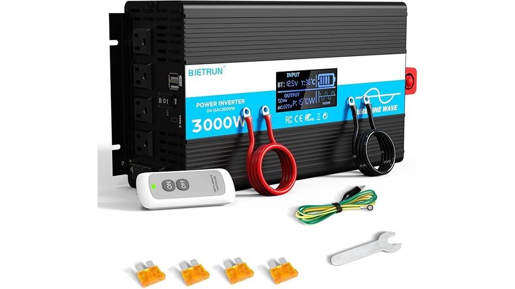 high power rv inverter
