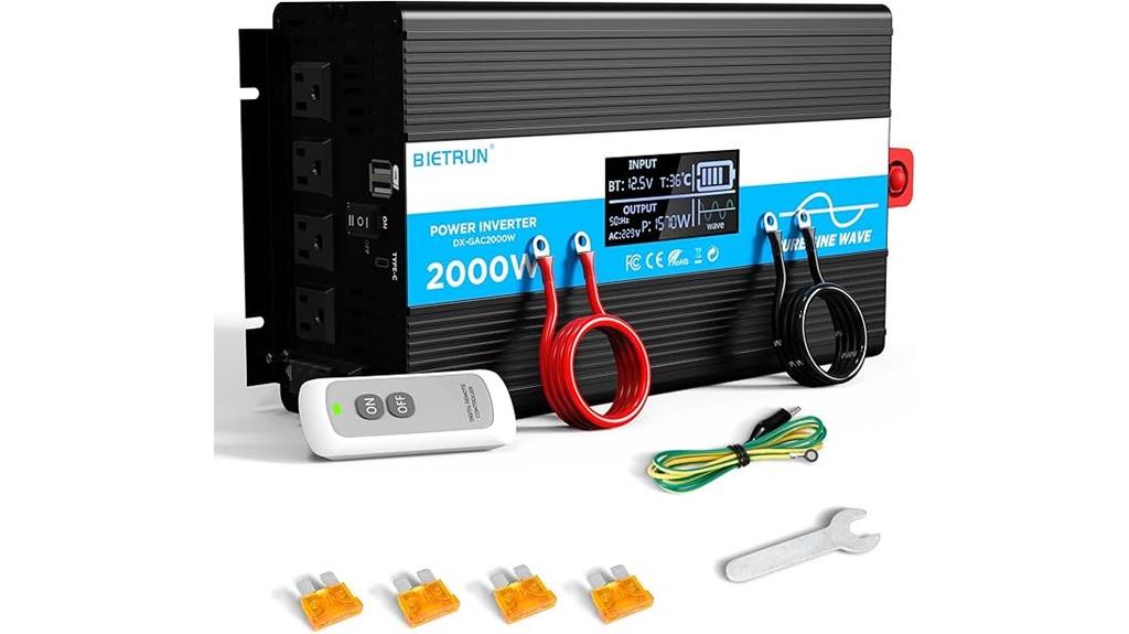 high power rv inverter