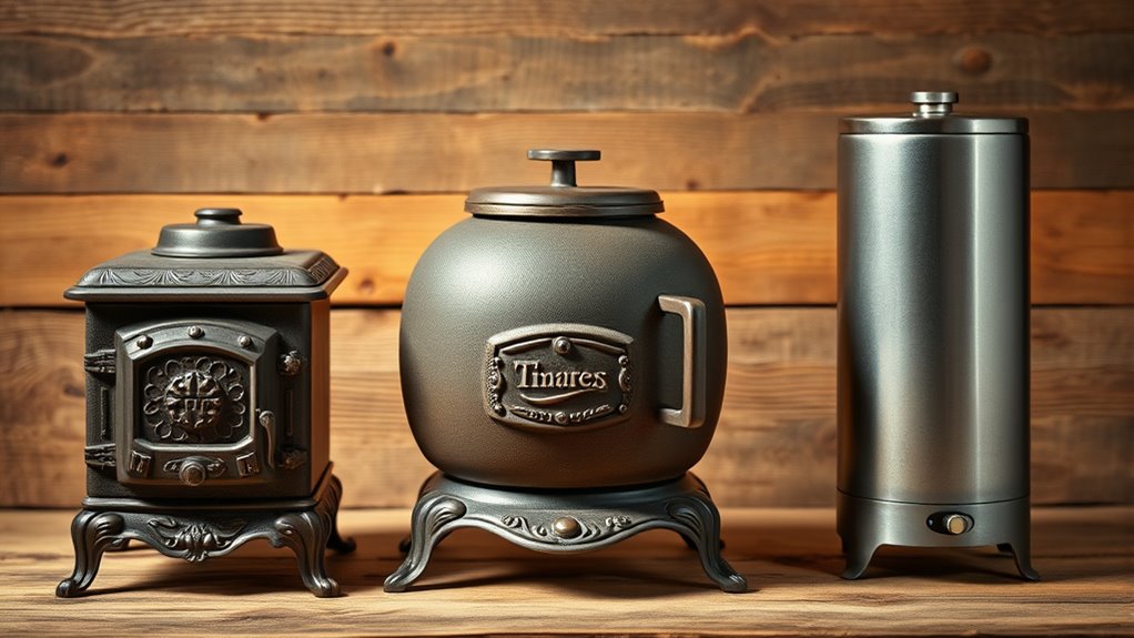 historical stove shape evolution