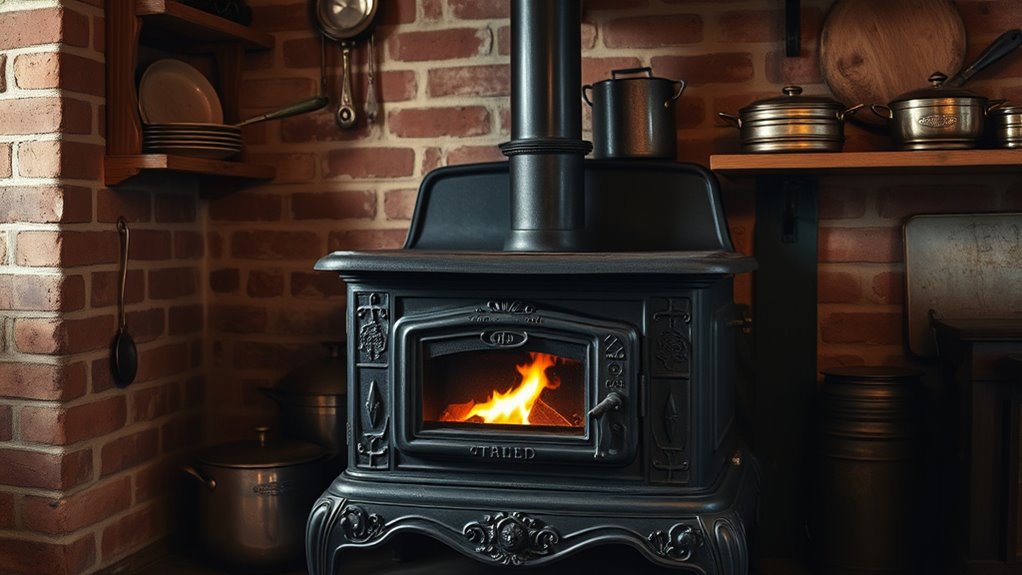history of wood stove