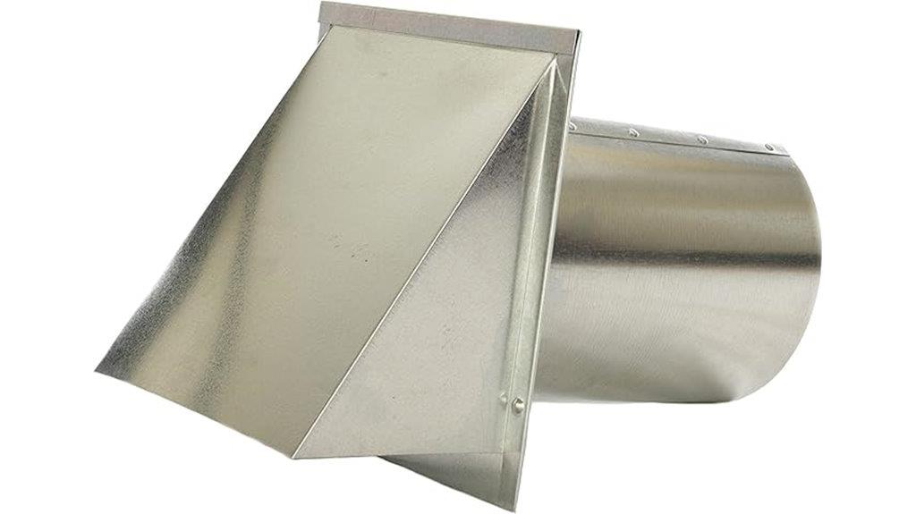 hooded vent with damper
