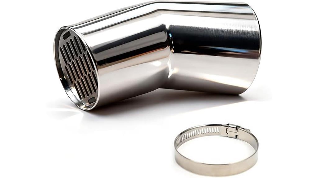 horizontal pellet stove vent