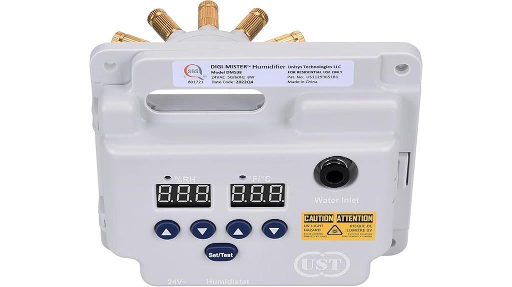 humidifier with uv c leds