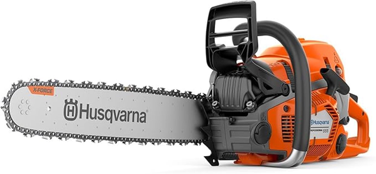 husqvarna 555 gas chainsaw
