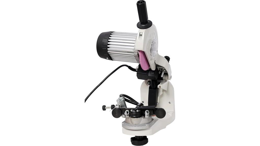 hydraulic bench chain sharpener
