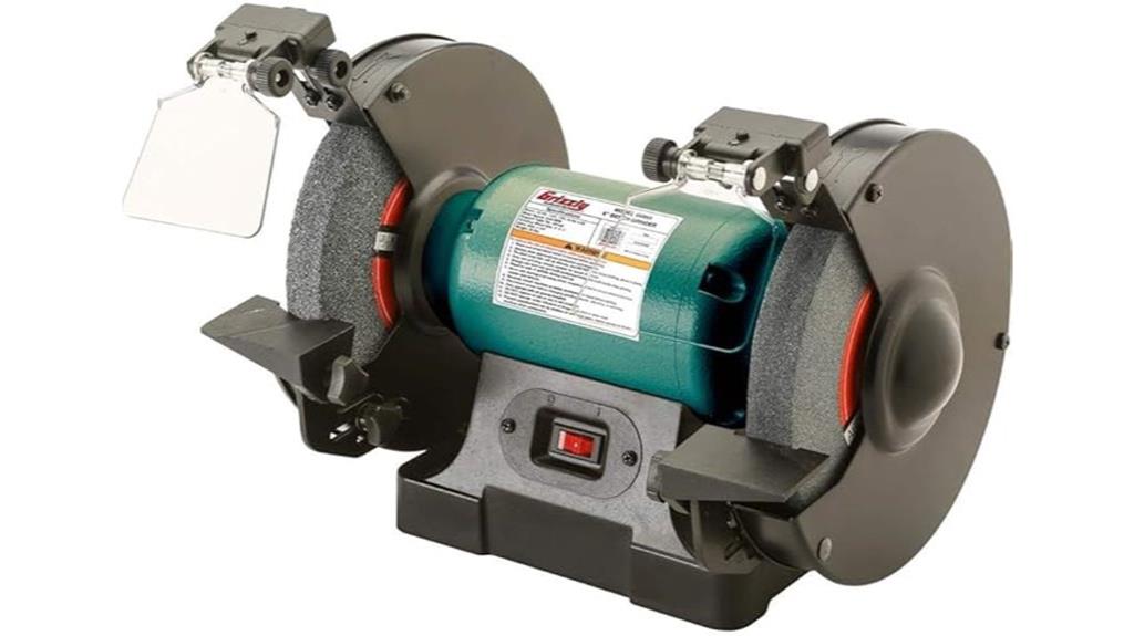 industrial bench grinder with lights