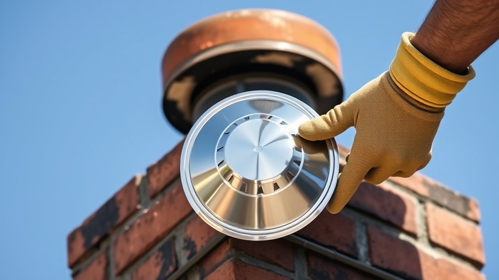 install new chimney components