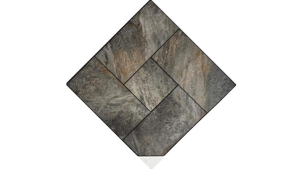 iron quartzite corner hearth