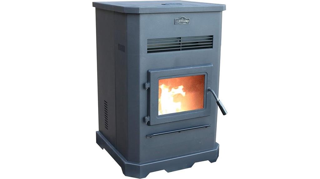 large pellet stove 2500 sq