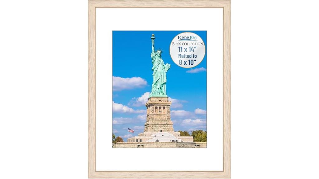 light oak 11x14 frame