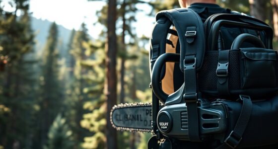 logging chainsaw backpack options