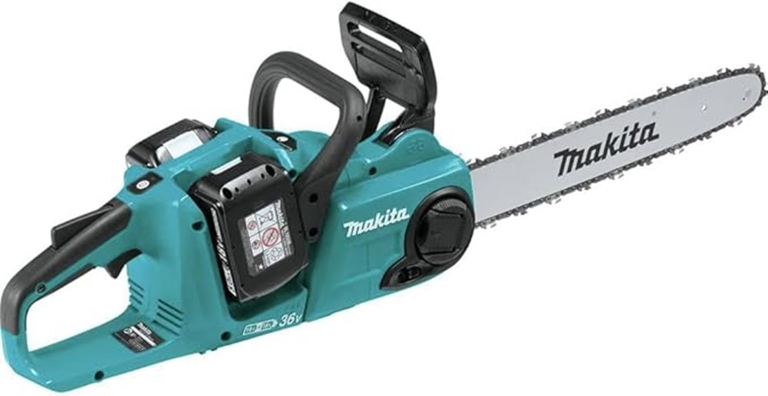 makita 16 inch cordless chain saw