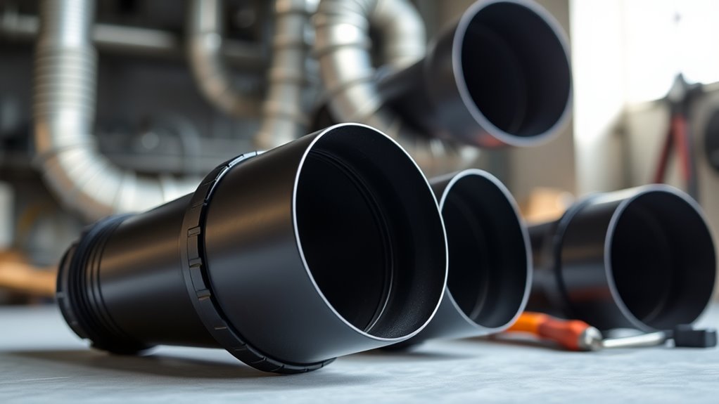 matching duct size and noise