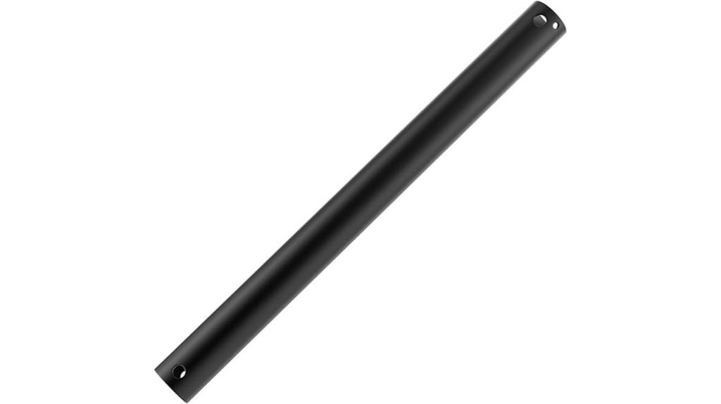 matte black 11 8 inch downrod