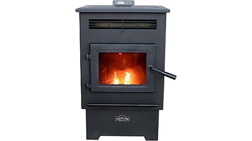 medium pellet stove heating