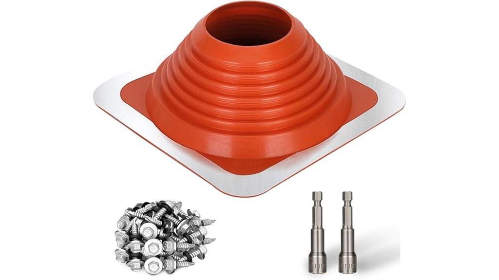 metal pipe flashing boot