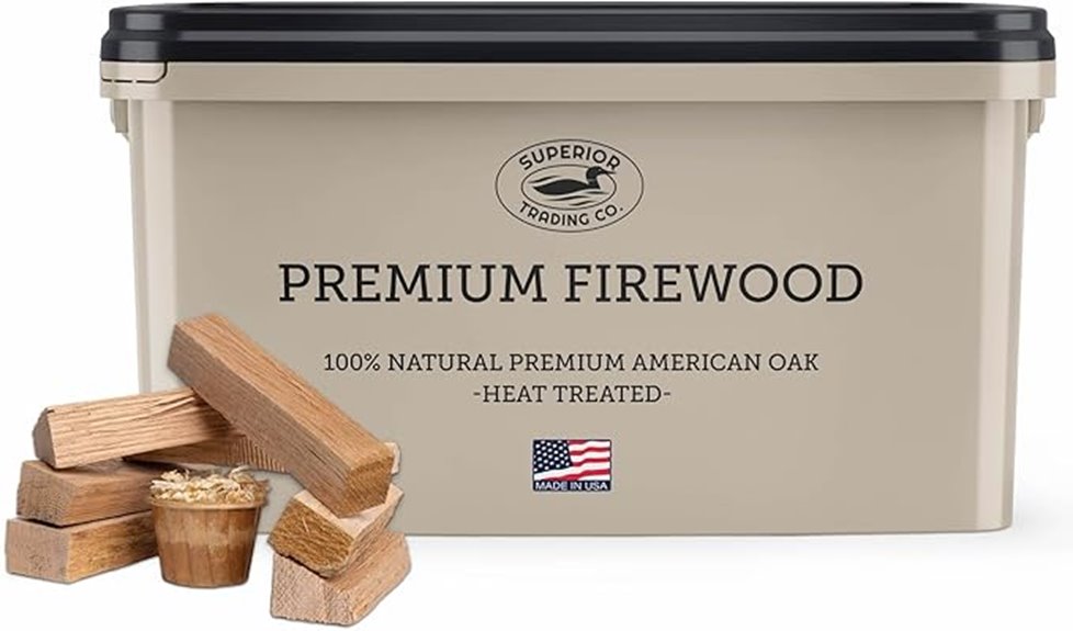 mini firewood with starter