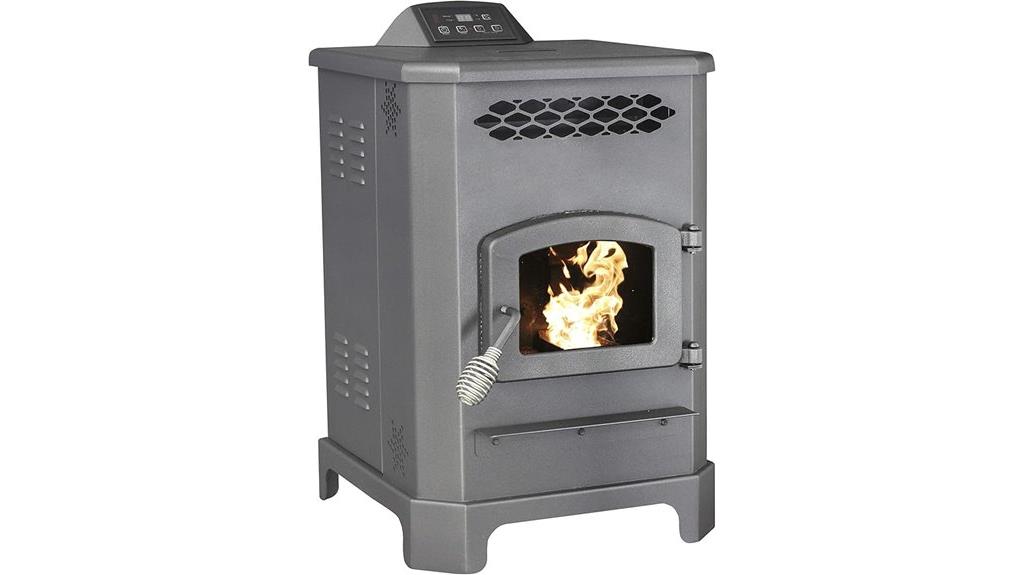 mini pellet stove with hopper