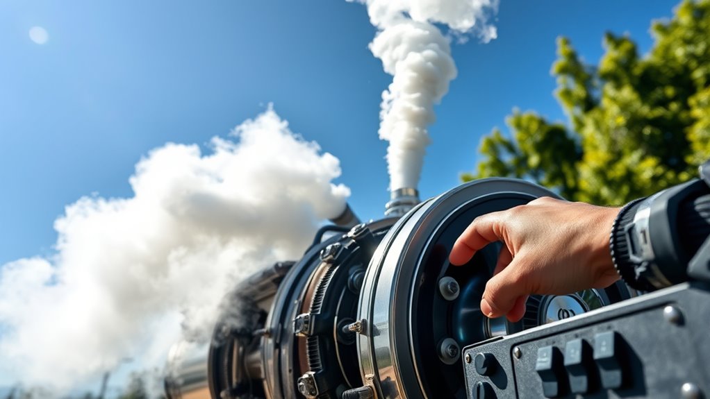 minimize startup smoke emissions