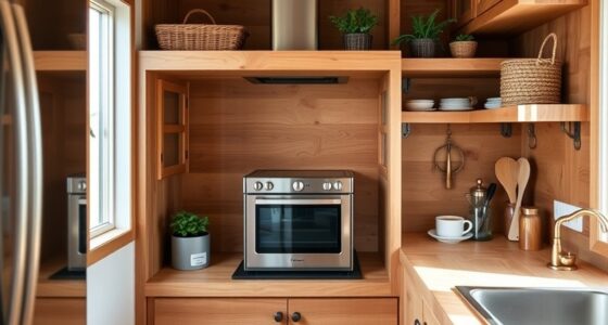 modular tiny home stove