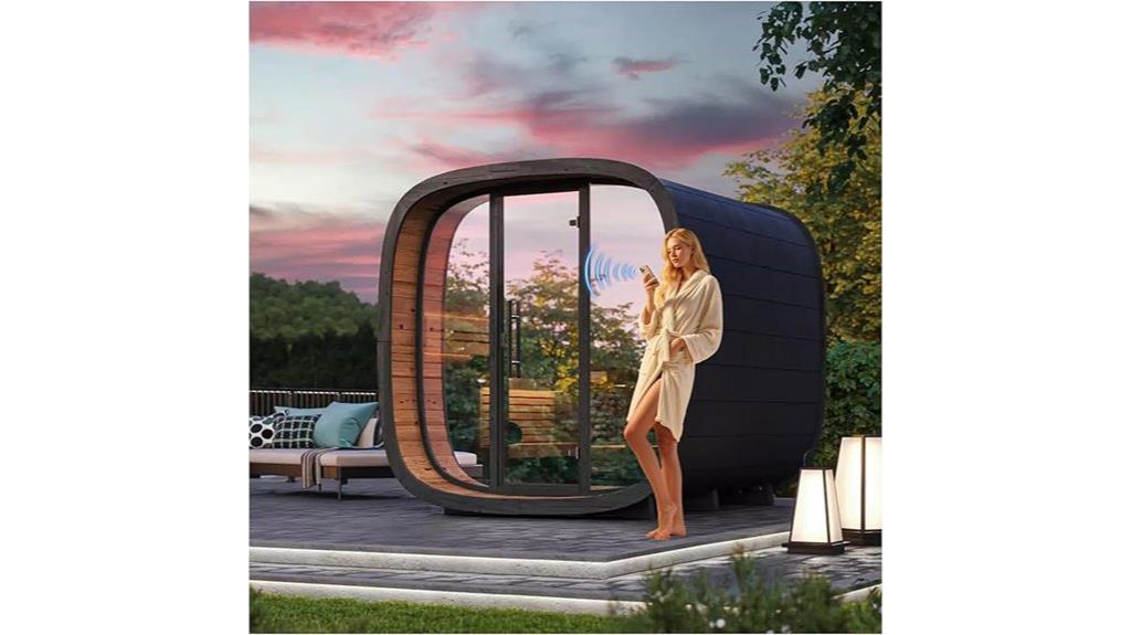 outdoor 6 8 person sauna