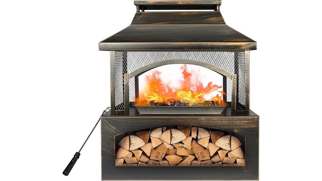 outdoor fire pit set