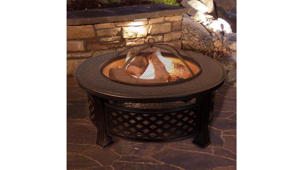 outdoor fire pit set