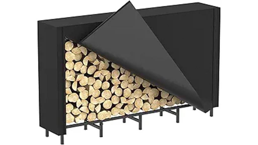 outdoor firewood storage solution
