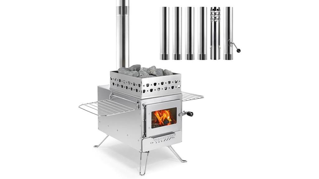outdoor hot tent stove