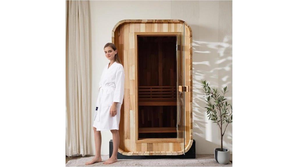 outdoor sauna for two