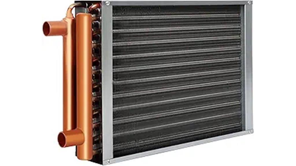 outdoor water to air heat exchanger