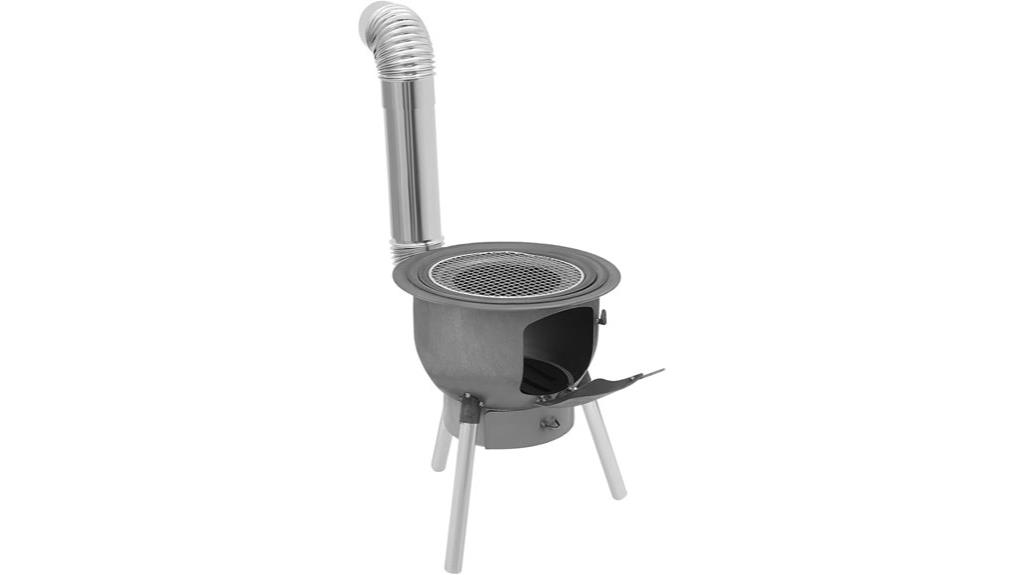 outdoor wood stove cooking